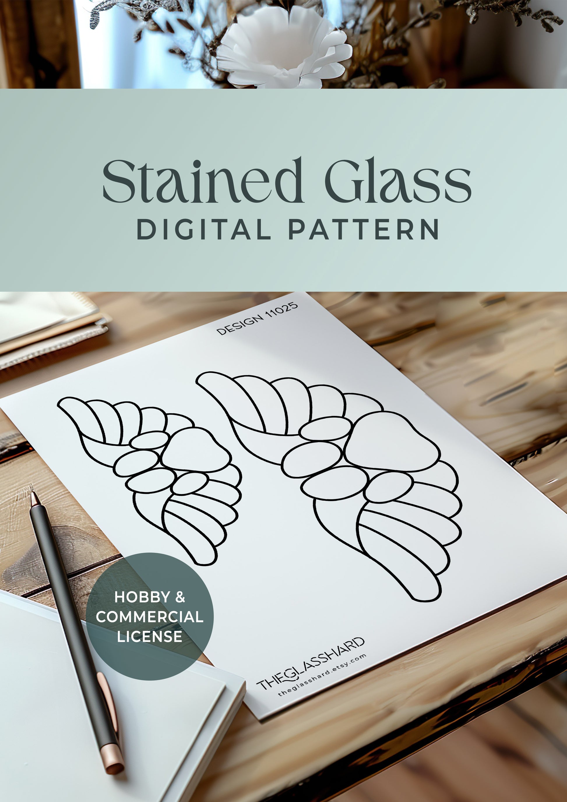 glass pattern
digital download
diy stained glass
stained glass decor
stained glass art
glass suncatcher
beginner pattern
modern stained glass
stained glass patter
printable pattern
instant download
wings paw print
paw print pattern

