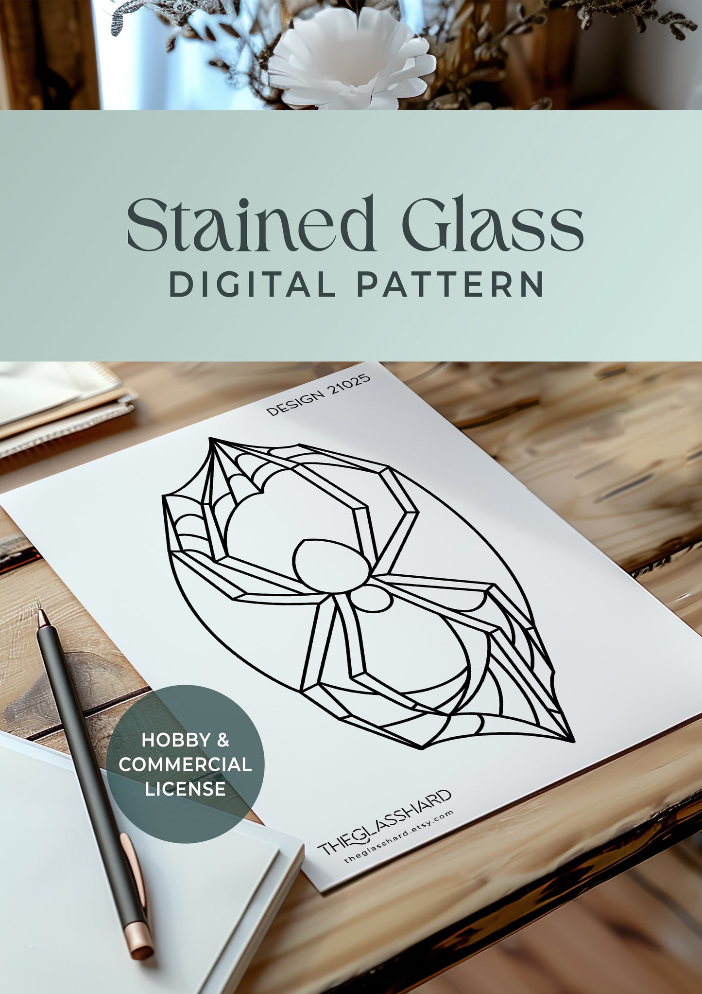 glass pattern
digital download
diy stained glass
stained glass decor
stained glass art
glass suncatcher
beginner pattern
stained glass patter
printable pattern
instant download
halloween pattern
spider net
spider stained glass