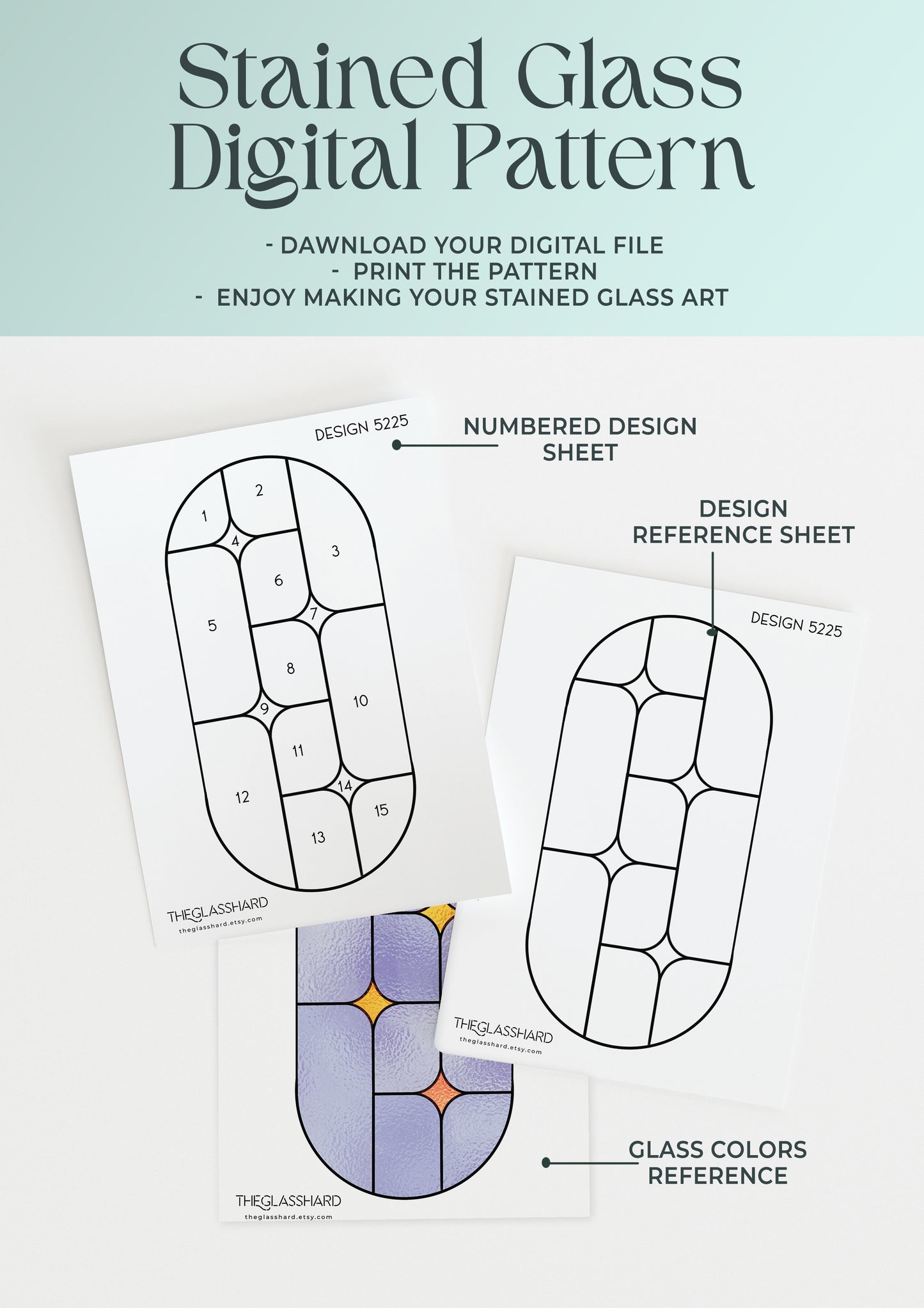 Celestial Window Stained Glass Pattern