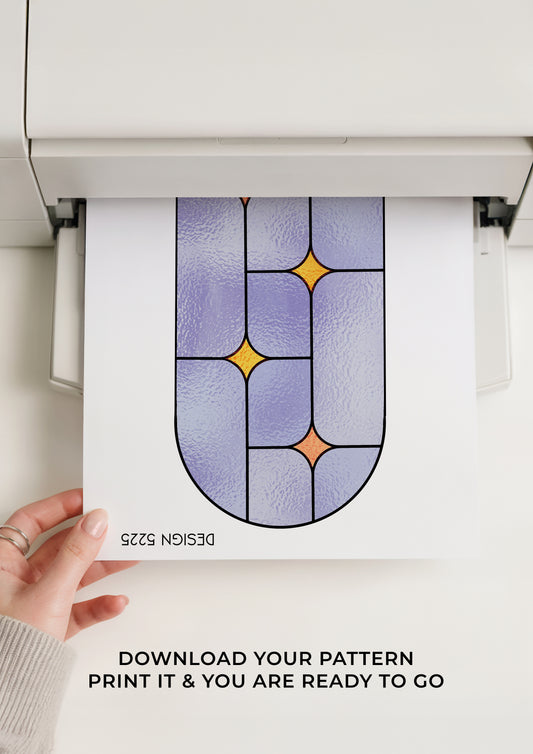 Celestial Window Stained Glass Pattern